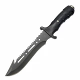 Tactical Fixed Blade Hunting Knife with Glass Breaker