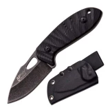 M-Tech USA Xtreme Fixed Knife With Stonewash Finish Blade
