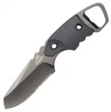 Gerber Epic Drop Point Partially Serrated Fixed Blade Knife w/ Sheath