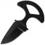 Gerber Ghostrike Punch Knife, 2.5" Black Blade & Rubber Handle