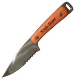 Parker River Captain Fixed Blade Serrated Edge Knife With Personalized