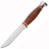 Ka-bar Knives Little Finn 7" Hunter w/ Leather Handle