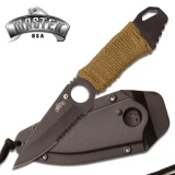 Master Fixed 3.0 in Blade Green Paracord Hndl MU-1121GN
