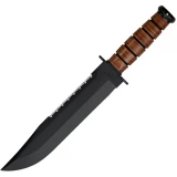 KA-BAR Big Brother 2217 Fixed Blade Knife with Leather Sheath