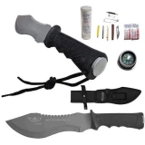 Renegade Tactical Steel Strike Force Surviva Knife with Black ABS Handle