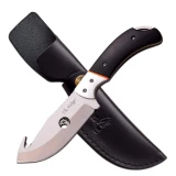 Master Cutlery Elk Ridge Satin Gut Hook Fixed Blade Knife