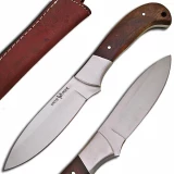 White Deer Full Tang J2 Steel Tactical Knife Operators Hardwood Grip D