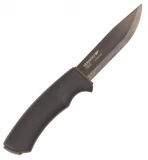 Mora Knives Bushcraft Plain Blade Fixed Blade Survival Knife, Black Ha