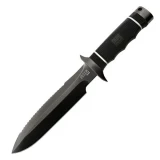 SOG Knives Demo Fixed Blade Knife, Leather Sheath