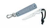 Buck Knives Smidgen Neck Knife with Stainless Steel Handle and Injecti