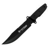 Smith & Wesson Homeland Security Fixed Blade, Black Drop Point Blade