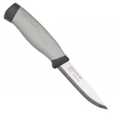 Mora Knives Craftline HighQ Robust Plain Fixed Blade Knife, Gray Rubbe
