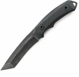 Schrade SCHF11 Fixed Blade 8Cr13 High Carbon Stainless Steel Tanto Re-Curve Blade Full Tang Smooth G-10 Overlay Handle