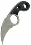 Smith & Wesson SWHRT2 Fixed Blade Badge Knife, Serrated