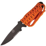 Ultimate Fixed Blade Survival ParaKnife 3.0 FS with Orange Paracord Ha