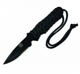 Ultimate Survival Sabercut, 3in. Black Combo Fixed Blade