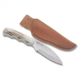 Silver Stag Drop Nose Fixed Blade Knife