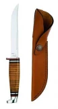 Case Cutlery Hunter 5" Clip Blade w Leather Handle