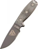 Ontario Knife Company RAT-3 1095 Serrated Edge w/ Green Sheath