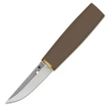 Spyderco Puukko, Brown Sandblasted G-10 Handle, Plain