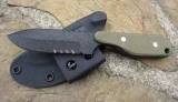 ShadowTech Knives Talon B Serrated Green Textured G10