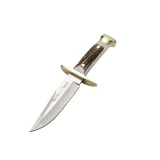 Muela of Spain Bowie-10-5/8" Stag & Brass Handle