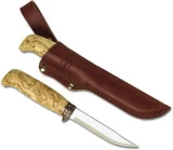 Boker Marttiini Lynx Knife with 4 3/8" Blade, Bronze Ferrule