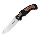 Remington Elite Hunter I Knife with Olive Wood Inserts, Drop Point, an