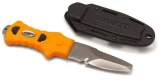 McNett Saturna Blunt Tip Fixed Blade Knife, Orange