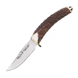 Muela of Spain 7.50 in., Stag Handle, Plain Edge Fixed Blade Knife w/L