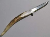Silver Stag Mini Patch Point Knife w/ Sheath