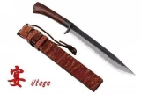 Kanetsune Utage KB110 Fixed Blade Oak Knife with Sheath