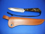 Grohmann Knives Buffalo Horn Boat Knife Stainless Steel