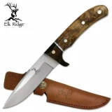 Master Cutlery Fixed Blade Burl Wood Hunter