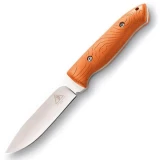 Lone Wolf 40036 Orange Drop Point Hunter Fixed 3.75" Plain Satin Blade