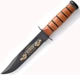 Ka-bar Knives US Army 110th Anniv. Knife w/ Sheath