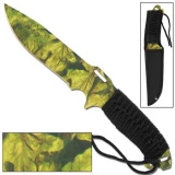 Tactical Full Tang Jungle Camo Knife