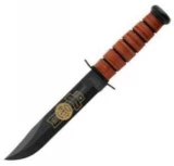 Ka-bar Knives 115th Anniversary US Army Fixed Blade Knife w/ Leather Sheath