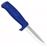Mora Knives Craftline Q Allround 546 Plain Fixed Blade Knife, Blue Pla