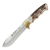 PUMA Knives Wildcat SGB, Plain Edge Fixed German Blade with Stag Handle