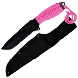 Fury Outback 10.5" Pink Cord Wrapped Fixed Blade Knife