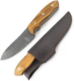PUMA Knives Puma IP Caku, Stag, Damast Fixed Blade