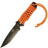 Ultimate Survival Paraknife 4.0 FS Orange Fixed Blade Knife, Black Com