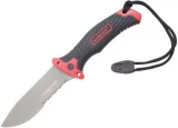 Field knife w/firestarter, Red higlights
