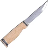 Marttiini Knives 548018W Suomi-Finland Fixed Blade with Curly Birch Ha