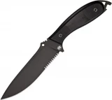 DPx Gear H.E.F.T. 6 Assault Fixed Blade with Black G10 Handle and Ston