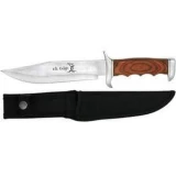 Master Cutlery Fixed Blade, Pakkawood Handle, Leather Sheath