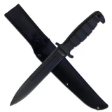 MTech Fixed Blade Knife 8.5" Black Blade with Sheath