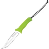 Kilimanjaro Talbot Fixed Blade Knife w/Green Rubberized Handle, 910045
