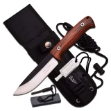 Master Cutlery Elk Ridge 10.5" Brown Pakkawood Handle -Sheath